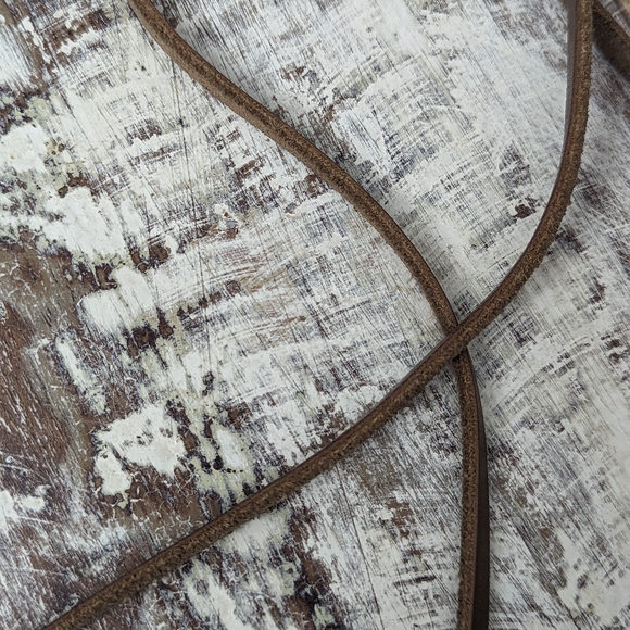 Vintage Michael Green Genuine Leather Crossbody/Belt Bag Taupe - Picture 4 of 9